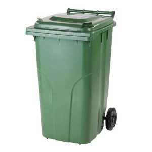Žalias 240 ltr talpos konteineris STIKLO atliekoms